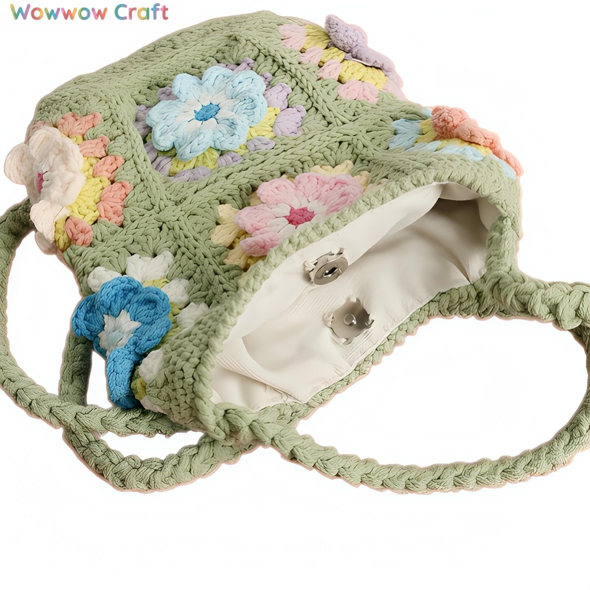 Shoulder Bags,Crossbodies,Crochet Bags,Mini Bags,Crochet Granny Square Mini Crossbody Bag - Crochet Shoulder Bags